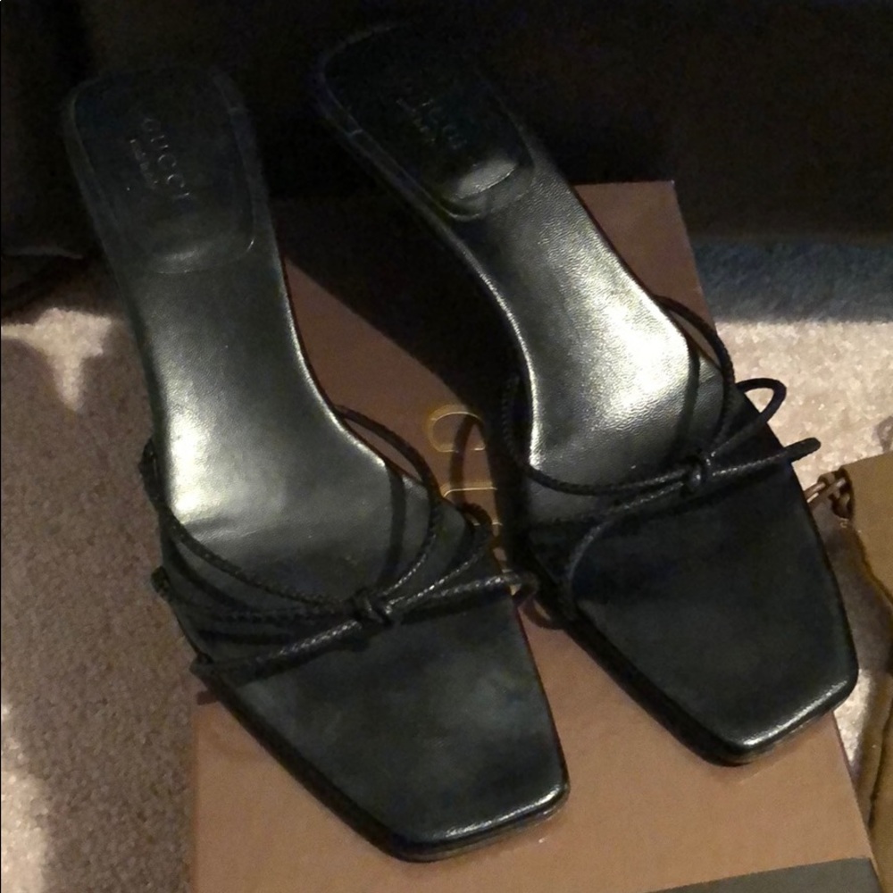 Black Gucci Kitten Heel